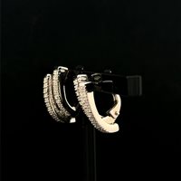 Boucles d'oreilles Recarlo Femme in Or Diamante 0.80 Ct ZH 658/B - ZH 658/B